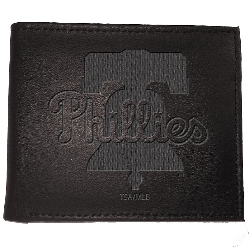 Black Philadelphia Phillies Hybrid Bi-Fold Wallet