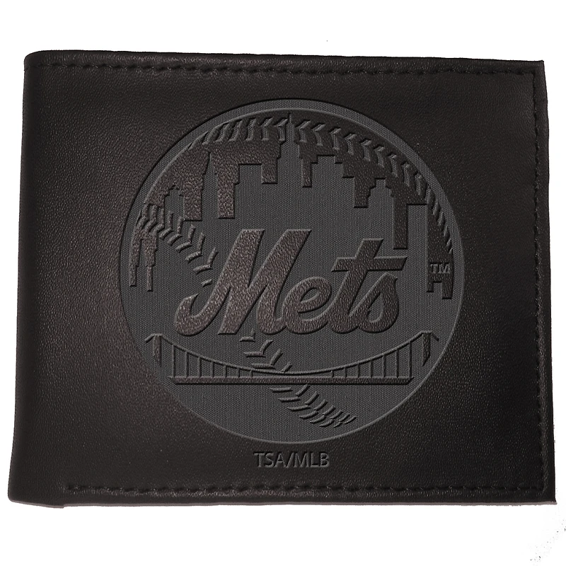 Black New York Mets Hybrid Bi-Fold Wallet