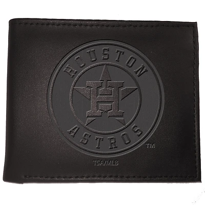 Black Houston Astros Hybrid Bi-Fold Wallet