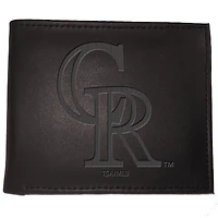Black Colorado Rockies Hybrid Bi-Fold Wallet