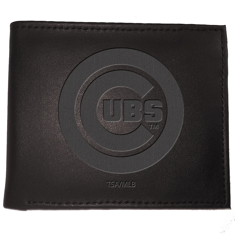 Black Chicago Cubs Hybrid Bi-Fold Wallet