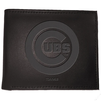 Black Chicago Cubs Hybrid Bi-Fold Wallet