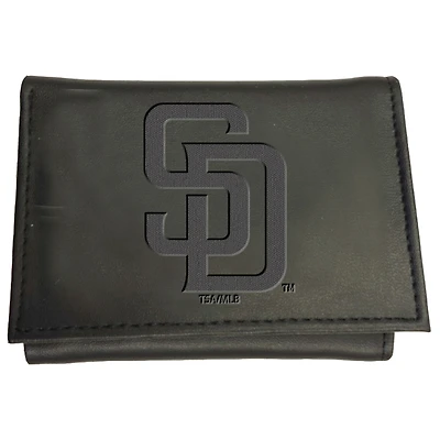 Black San Diego Padres Hybrid Tri-Fold Wallet