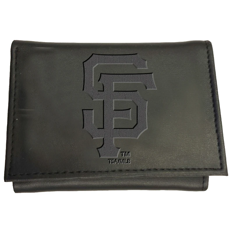 Black San Francisco Giants Hybrid Tri-Fold Wallet