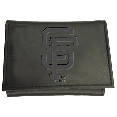 Black San Francisco Giants Hybrid Tri-Fold Wallet