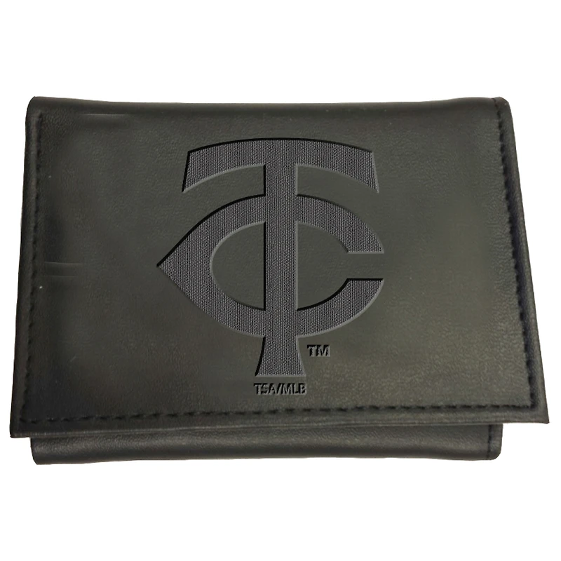 Black Minnesota Twins Hybrid Tri-Fold Wallet
