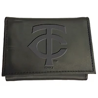 Black Minnesota Twins Hybrid Tri-Fold Wallet