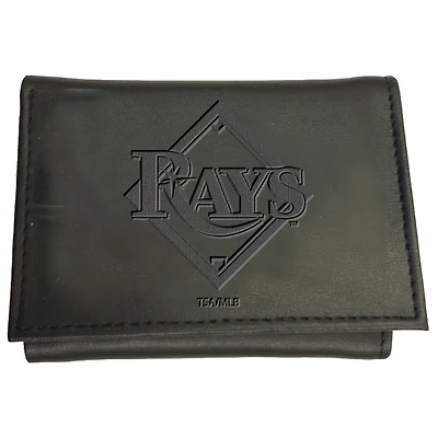 Black Tampa Bay Rays Hybrid Tri-Fold Wallet