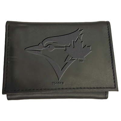 Black Toronto Blue Jays Hybrid Tri-Fold Wallet
