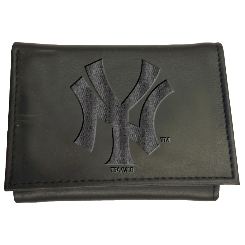 Black New York Yankees Hybrid Tri-Fold Wallet