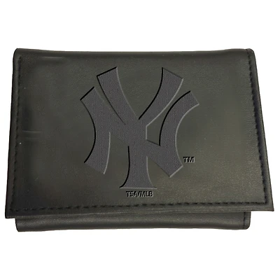 Black New York Yankees Hybrid Tri-Fold Wallet