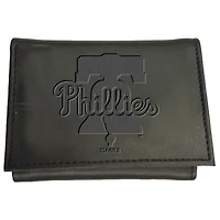 Black Philadelphia Phillies Hybrid Tri-Fold Wallet