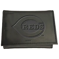 Black Cincinnati Reds Hybrid Tri-Fold Wallet