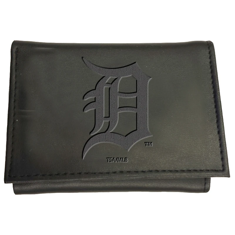 Black Detroit Tigers Hybrid Tri-Fold Wallet