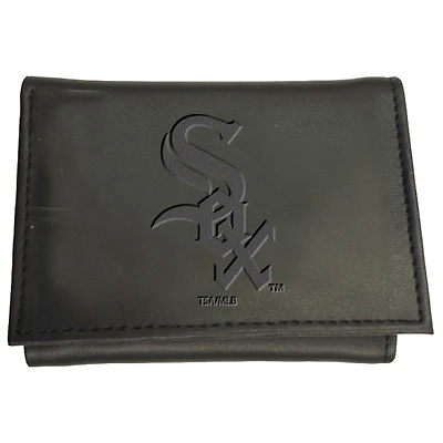 Black Chicago White Sox Hybrid Tri-Fold Wallet