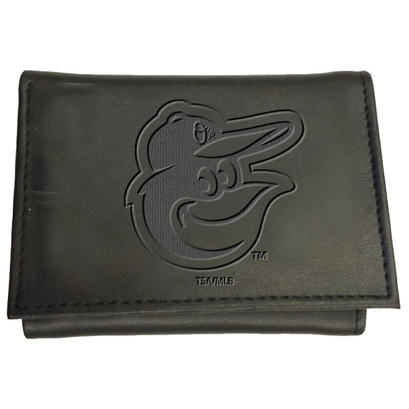 Black Baltimore Orioles Hybrid Tri-Fold Wallet