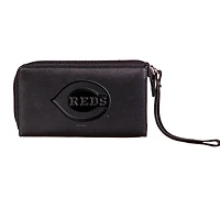 Black Cincinnati Reds Cell Phone Wristlet Wallet
