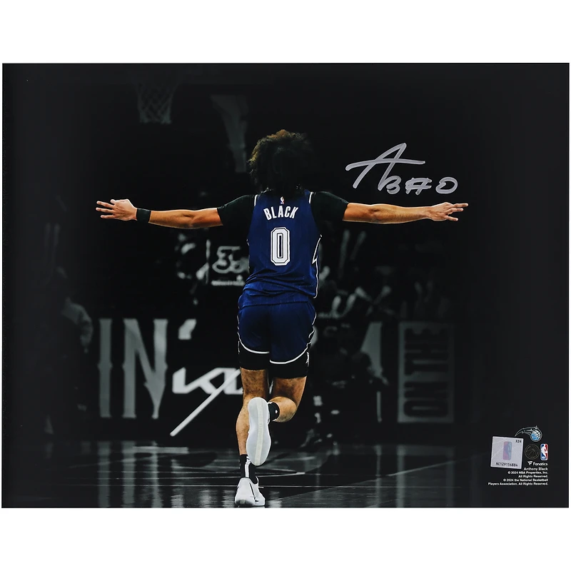 Anthony Black Orlando Magic Autographed 11" x 14" Celebration Spotlight Photograph