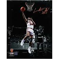 Charles Oakley New York Knicks Autographed 11" x 14" Spotlight Layup Photograph