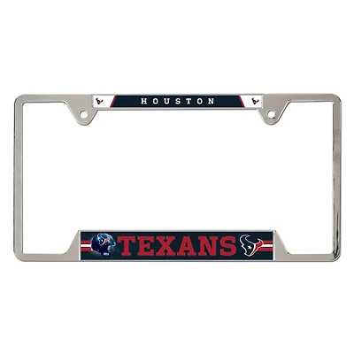 WinCraft Houston Texans Metal License Plate Frame
