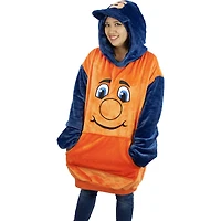 Plushible Orange Syracuse Orange Snugible 2-in-1 Blanket Hoodie and Plushie