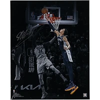 Victor Wembanyama San Antonio Spurs Autographed 16" x 20" Block vs. Giannis Antetokounmpo Spotlight Photograph