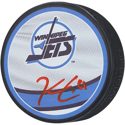 Kyle Connor Winnipeg Jets Autographed 2022-23 Reverse Retro Hockey Puck