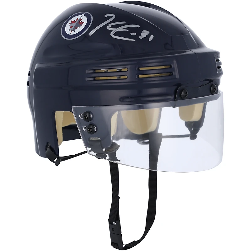 Kyle Connor Winnipeg Jets Autographed Navy Mini Helmet