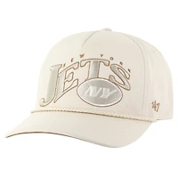 Men's '47 Natural New York Jets Wave Rope Hitch Adjustable Hat
