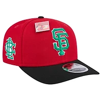 Men's New Era Red/Black San Francisco Giants 2024 Big League Chew Flavor Pack 9SEVENTY Adjustable Hat