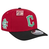 Men's New Era Red/Black Cleveland Guardians 2024 Big League Chew Flavor Pack 9SEVENTY Adjustable Hat
