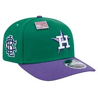 Men's New Era Green/Purple Houston Astros 2024 Big League Chew Flavor Pack 9SEVENTY Adjustable Hat