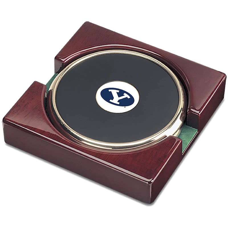 Gold BYU Cougars 2-Piece Coaster Set