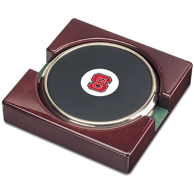 Gold NC State Wolfpack 2-Piece Coaster Set