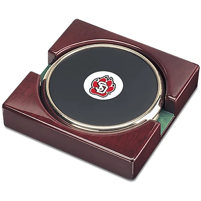 Gold South Dakota Coyotes 2-Piece Coaster Set