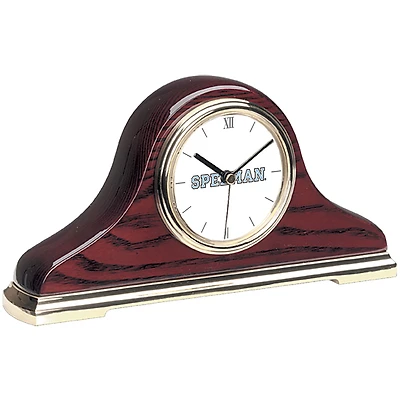 Gold Spelman College Jaguars Mantle Clock