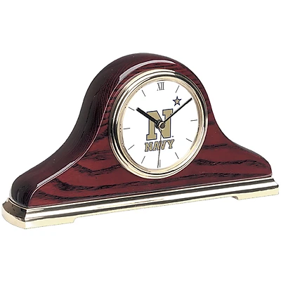 Gold Navy Midshipmen Mantle Clock