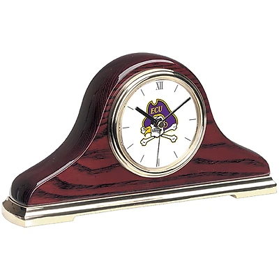 Gold ECU Pirates Mantle Clock