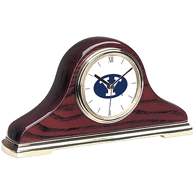 Gold BYU Cougars Mantle Clock