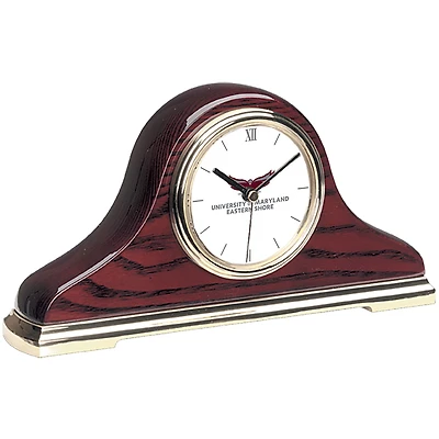 Gold Maryland Eastern Shore Hawks Mantle Clock
