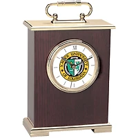 Gold Xavier University of Louisiana Gold Rush Carriage Clock