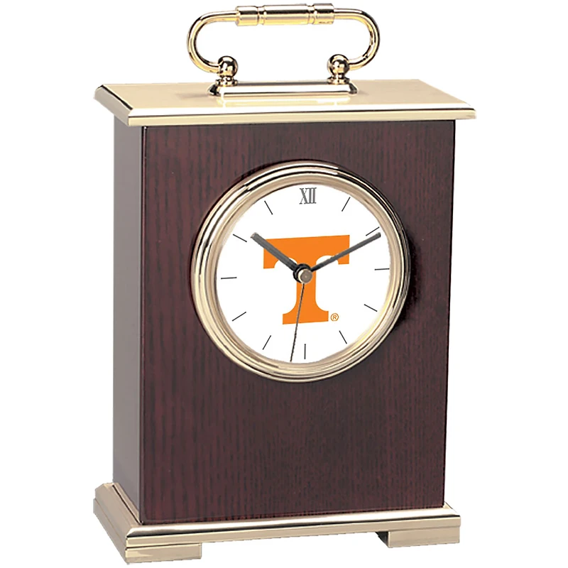 Gold Tennessee Volunteers Carriage Clock