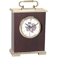 Gold Texas Southern Tigers Carriage Clock