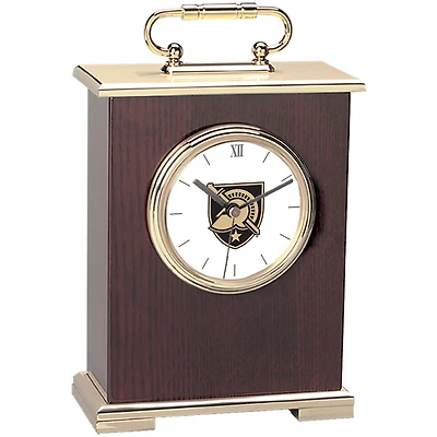 Gold Army Black Knights Carriage Clock