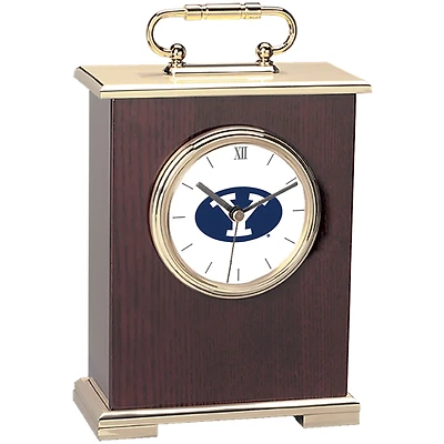Gold BYU Cougars Carriage Clock