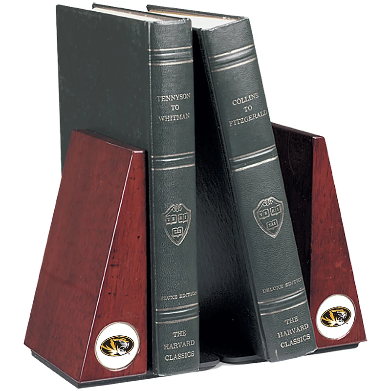 Missouri Tigers Rosewood Bookends