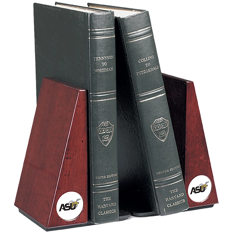 Alabama State Hornets Rosewood Bookends