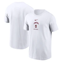 Men's Nike White Stanford Cardinal 2024 On-Court Basketball Performance T-Shirt