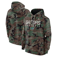 Men's Jordan Brand  Camo Florida Gators 2024 Military Appreciation Club Fleece Pullover Hoodie