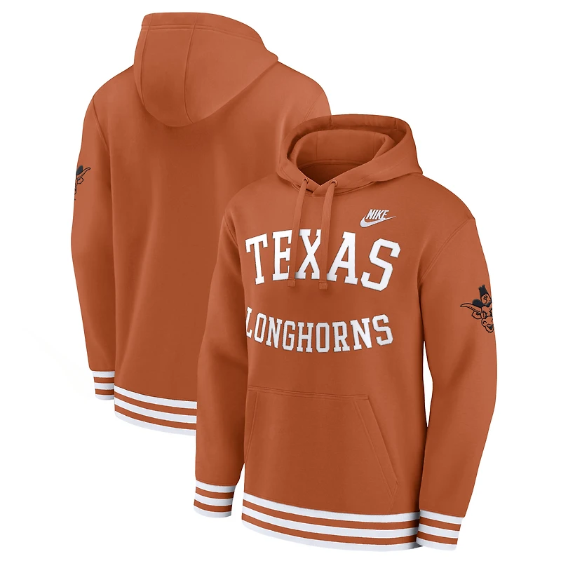 Men's Nike Texas Orange Texas Longhorns Legacy Retro Pullover Hoodie